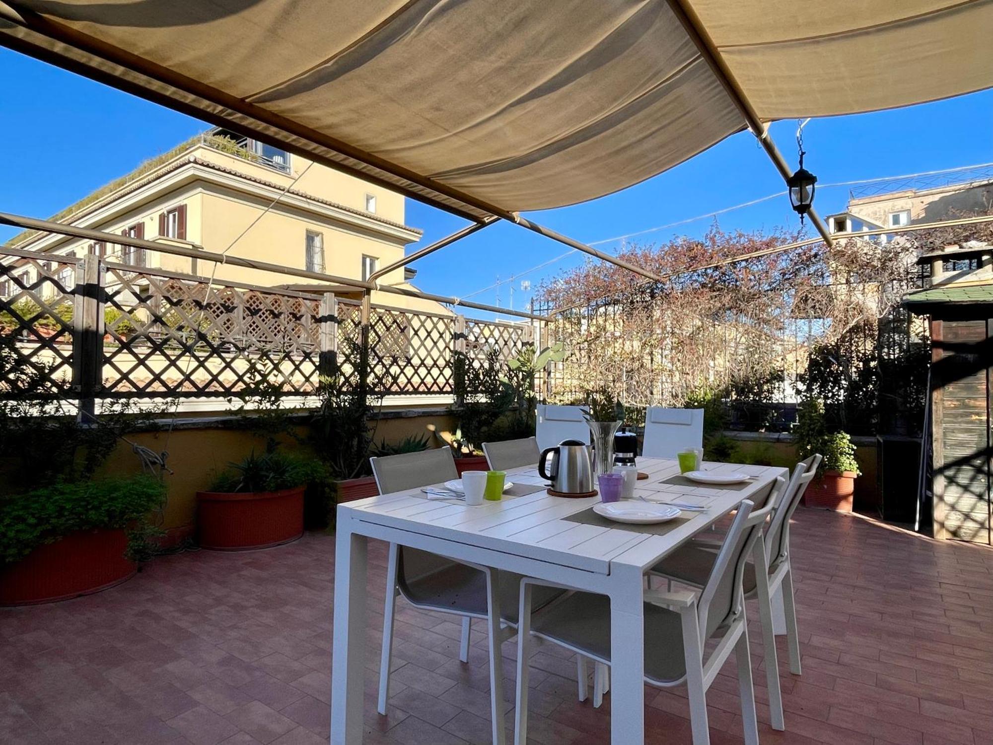 Elegant, With Private Terrace Next To The Vatican Rome Exterior photo